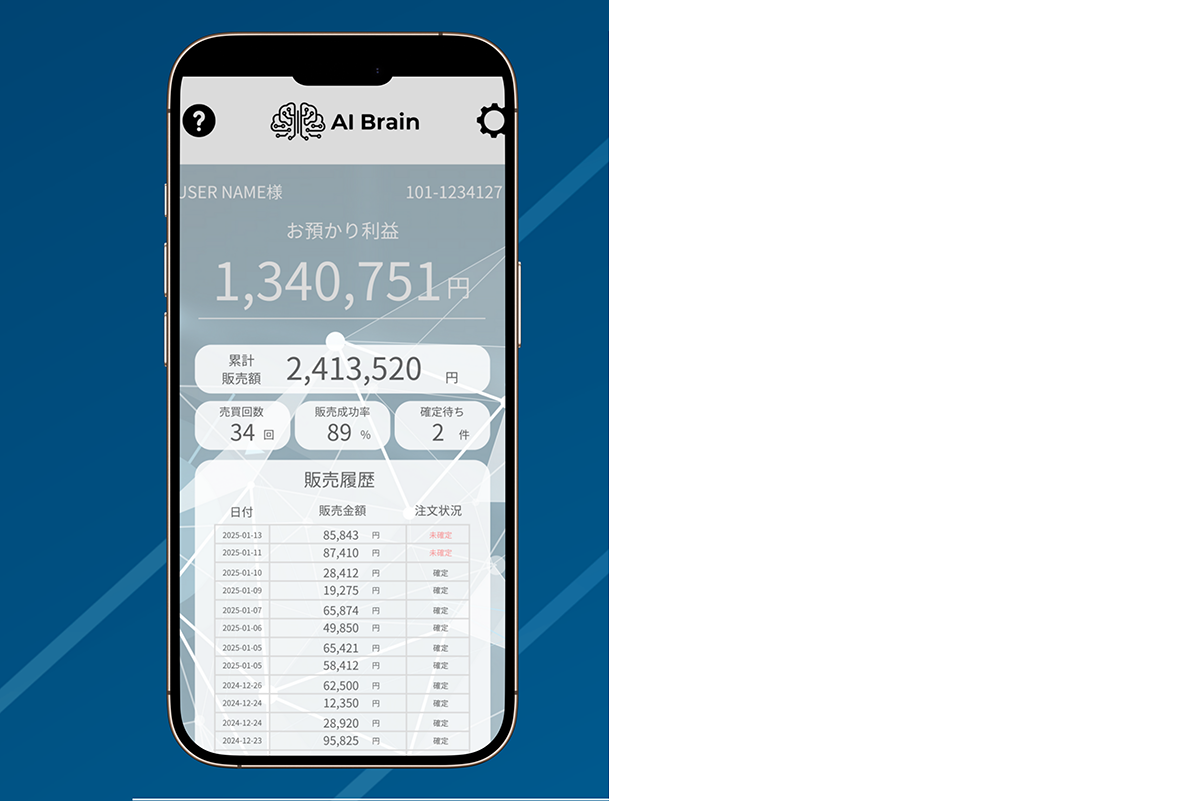 お預かり利益 1,340,751円